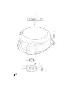 DF25QR From 02501F-151001 ()  2002 drawing UNDER OIL SEAL