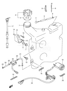 DT175 From 17501-231001 ()  1992 drawing OIL TANK (MODEL:94~00)