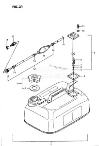 DT8C From 00802-231001 ()  1992 drawing FUEL TANK (E28 DT8C /​ MODEL:88~92)