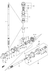 Outboard DF 250 drawing Transmission