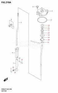 DF60A From 06002F-240001 (E01 E40 E11)  2022 drawing SHIFT ROD (DF50AVT,DF50AVTH,DF60AVT,DF40ASVT,DF60AVTH)