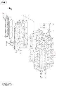 DF140 From 14001F-880001 (E01 E40)  2008 drawing CYLINDER BLOCK