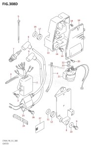 DT40 From 04005K-210001 ()  2012 drawing IGNITION (DT40WR:P90)