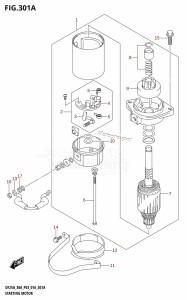 DF30A From 03003F-610001 (P03)  2016 drawing STARTING MOTOR (DF25A:P03)