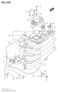 DF175Z From 17502Z-510001 (E01 E40)  2015 drawing INTAKE MANIFOLD /​ THROTTLE BODY (DF150Z:E40)