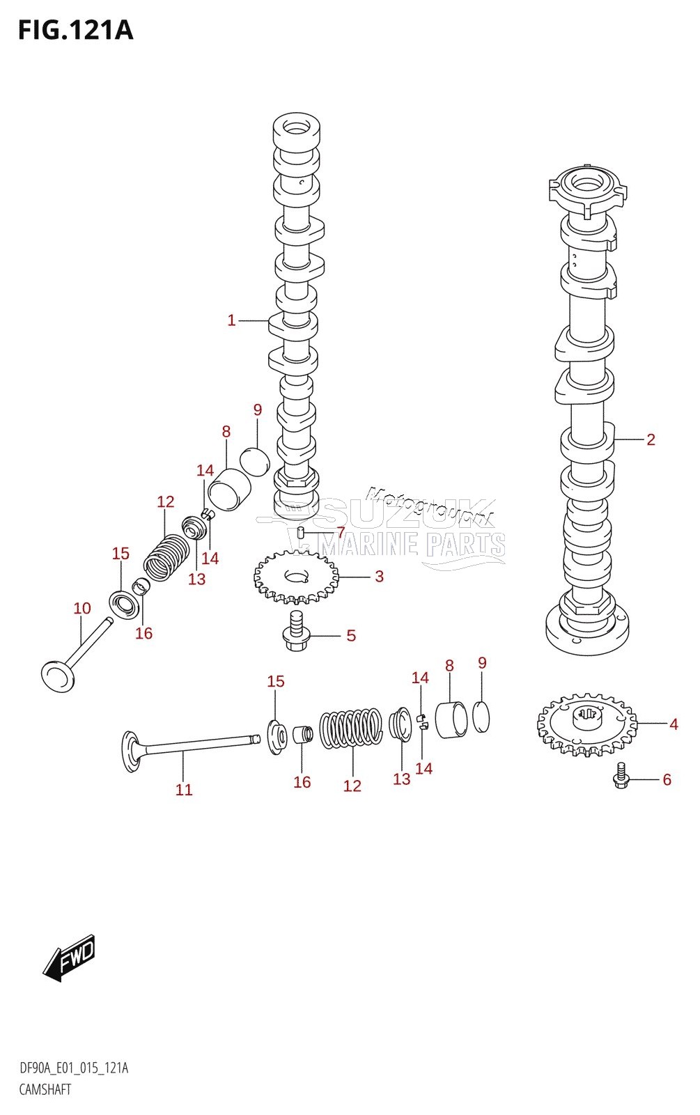 CAMSHAFT (DF70A:E01)