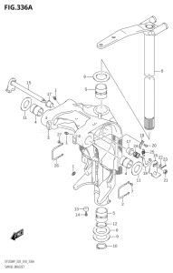 20003P-810001 (2018) 200hp E03-USA (DF200AP) DF200AP drawing SWIVEL BRACKET