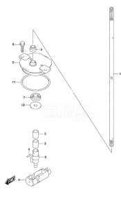 Outboard DF 200AP drawing Clutch Rod