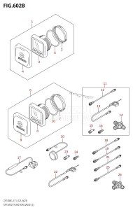 DF140BZG From 14004Z-340001 (E11 E40)  2023 drawing OPT:MULTI FUNCTION GAUGE (2) (022,023)