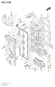 DF175TG From 17502F-610001 (E01 E40)  2016 drawing CYLINDER HEAD (DF175TG:E40)