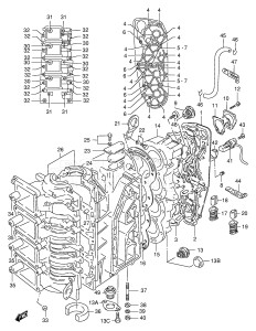 DT115 From 11502-861001 ()  1998 drawing CRANKCASE