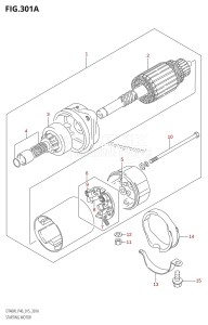 DT40 From 04005K-510001 ()  2015 drawing STARTING MOTOR (DT40W:P40)