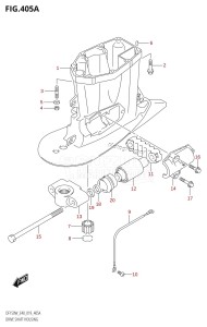 DF150 From 15002Z-910001 (E40)  2019 drawing DRIVE SHAFT HOUSING