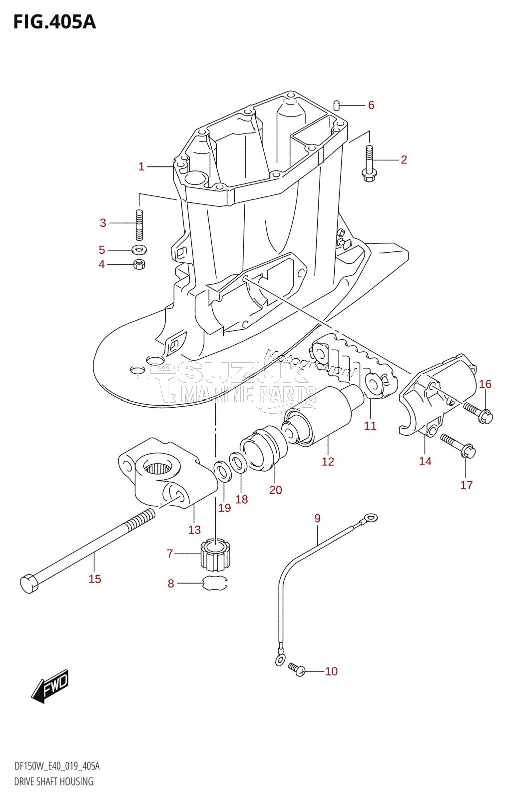 DRIVE SHAFT HOUSING