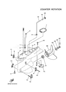 FL250BET1X drawing PROPELLER-HOUSING-AND-TRANSMISSION-4