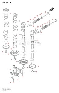 DF325A From 32501F-810001 (E01 E40)  2018 drawing CAMSHAFT (DF350A)