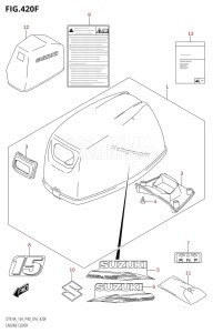 DT9.9A From 00996-610001 (P36 P40 P81)  2016 drawing ENGINE COVER (DT15A:P40)