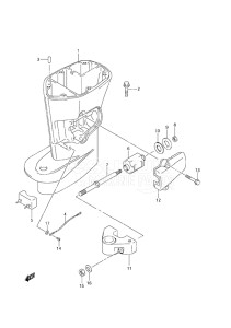 Outboard DF 25 drawing Drive Shaft Housing