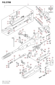 DF100 From 10001F-980001 (E01)  2009 drawing OPT:TILLER HANDLE (K4,K5,K6,K7,K8,K9,K10,011)