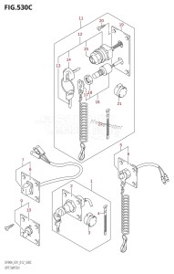 DF80A From 08002F-210001 (E01 E40)  2012 drawing OPT:SWITCH (DF80A:E01)