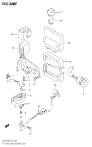 DF200 From 20002F-410001 (E03)  2014 drawing PTT SWITCH /​ ENGINE CONTROL UNIT (DF250Z:E03)