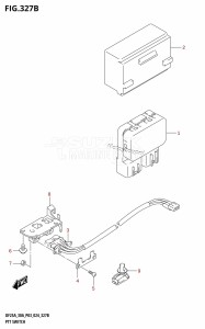 DF30AT From 03003F-440001 (P03)  2024 drawing PTT SWITCH (DF25ATH,DF30ATH)