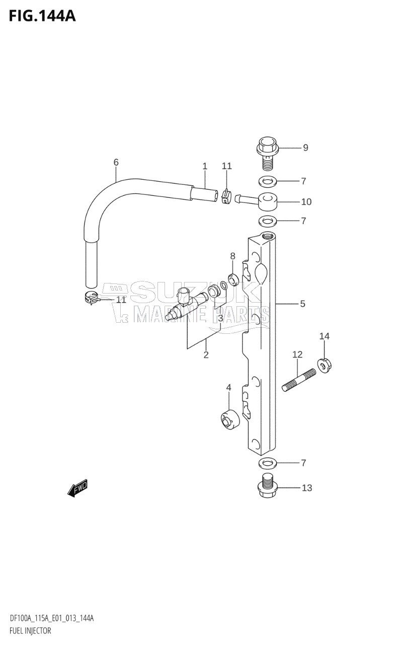 FUEL INJECTOR (DF100AT:E01)