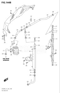 20003P-340001 (2023) 200hp E11 E40-Gen. Export 1-and 2 (DF200AP   DF200AP    DF200AP) DF200AP drawing FUEL INJECTOR (E40)