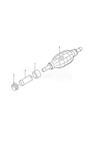 Outboard DF 175 drawing Fuel Hose