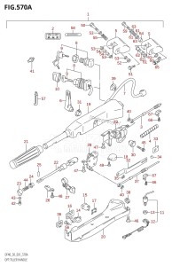 DF50 From 05001F-031001 (E11)  2013 drawing OPT:TILLER HANDLE