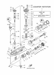 LF150XB-2016 drawing PROPELLER-HOUSING-AND-TRANSMISSION-3