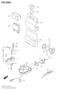 DF150AP From 15003P-810001 (E01 E40)  2018 drawing PTT SWITCH /​ ENGINE CONTROL UNIT (DF150AP)