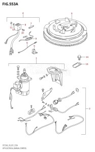 DT25 From 02501K-780001 (E36)  2007 drawing OPT:ELECTRICAL (MANUAL STARTER)