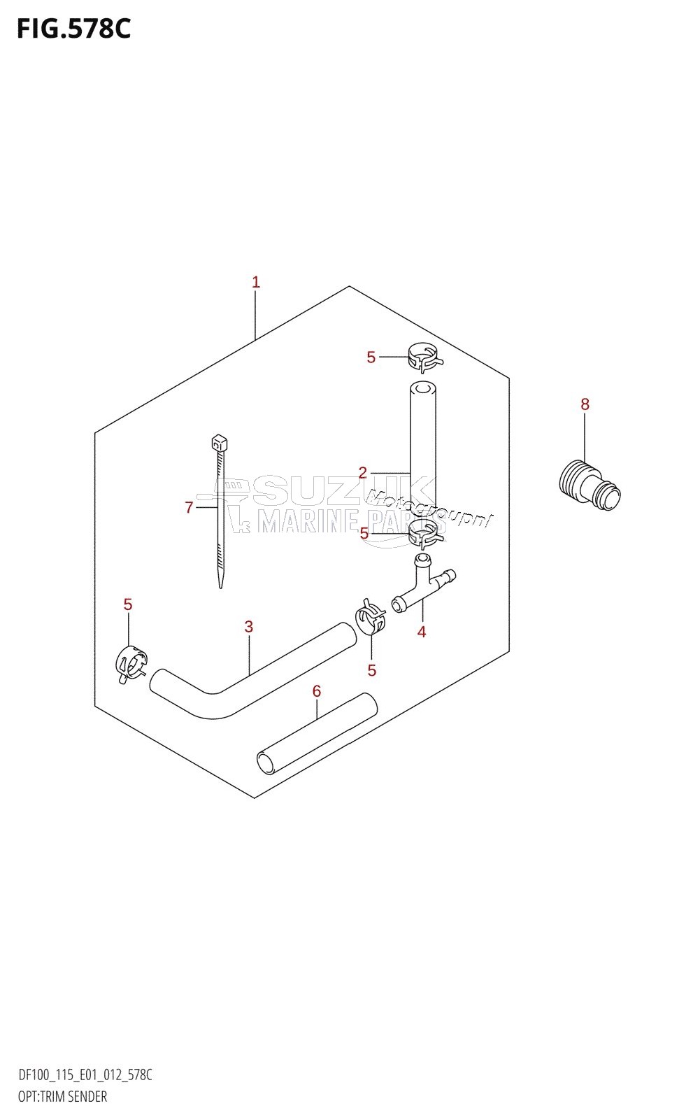 OPT:TRIM SENDER (DF115T:E01)