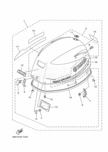 F25DMHL drawing TOP-COWLING