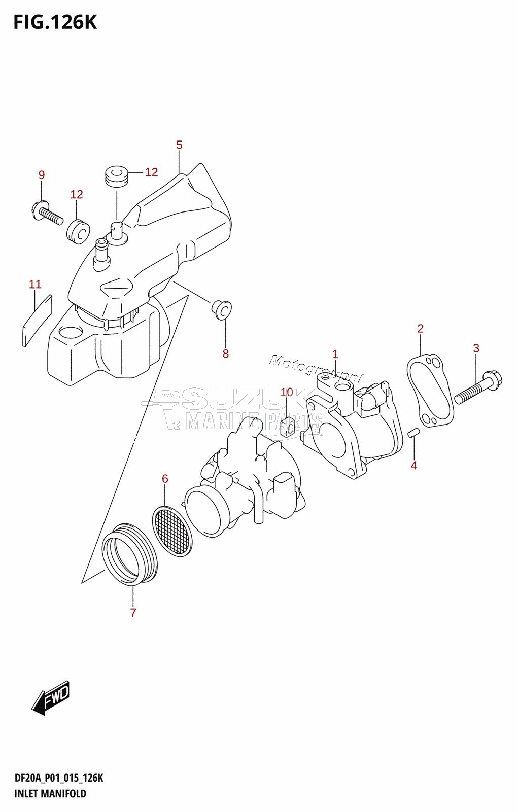 INLET MANIFOLD (DF20AT:P01)