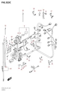 DF225Z From 22503Z-710001 (E01 E40)  2017 drawing HARNESS (DF200Z:E01)