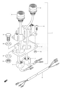 DF30 From 03001F-680001 ()  2006 drawing OPT:TRIM SWITCH (MODEL:00~04)