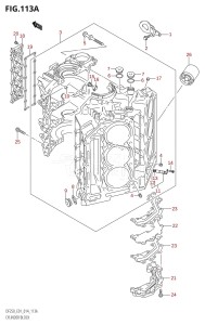 DF200 From 20002F-410001 (E01 E40)  2014 drawing CYLINDER BLOCK