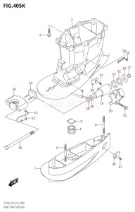 DF250Z From 25003Z-510001 (E40)  2015 drawing DRIVE SHAFT HOUSING (DF250T:E40:(X-TRANSOM,XX-TRANSOM))