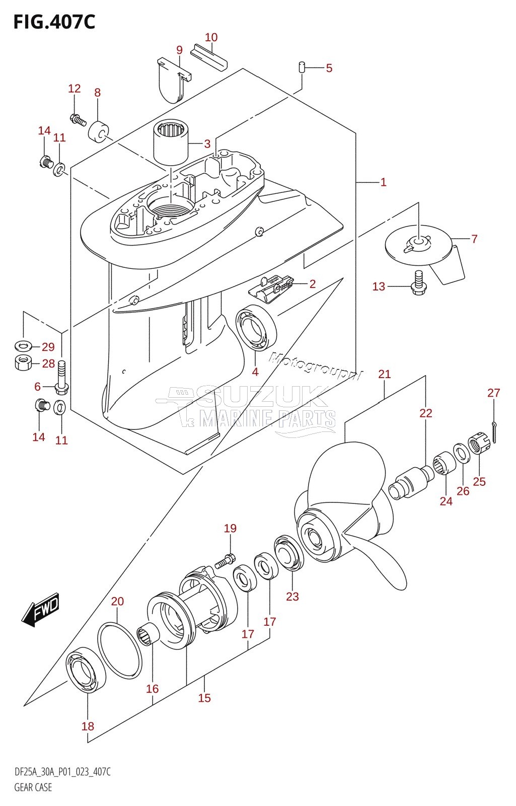 GEAR CASE (DF30AQ)