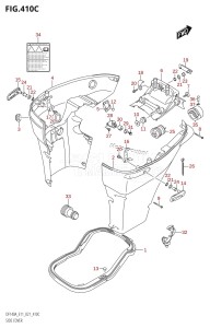 DF140A From 14003Z-140001 (E11 E40)  2021 drawing SIDE COVER (DF115AT,DF115AZ,DF140AT,DF140AZ)