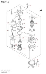 DF175Z From 17502Z-310001 (E03)  2013 drawing STARTING MOTOR