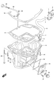 DF 150 drawing Oil Pan