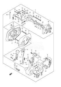 Outboard DF 300A drawing Flush Mount Remocon