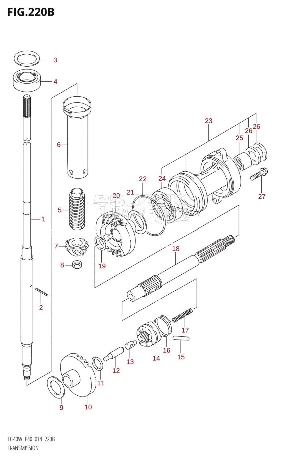 TRANSMISSION (DT40W:P90)