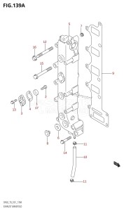 DF60 From 06001F-680001 (E01)  2006 drawing EXHAUST MANIFOLD