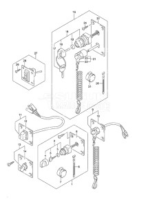 Outboard DF 60A drawing Switch