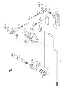 DF30 From 03001F-780001 ()  2007 drawing CLUTCH (TYPE:QR /​ T)