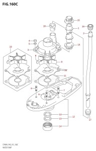 DT40 From 04005-310001 ()  2013 drawing WATER PUMP (DT40WR:P40)